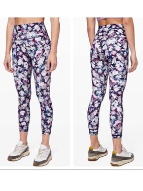 Lululemon Align Pant Leggings 25" Utopia Multi Floral size 4